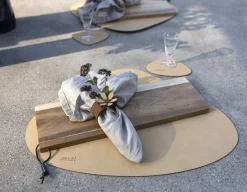 - Muslingskal Glasbrik - Beige - 12x10 cm*MILLE W NORDISK DESIGN Best