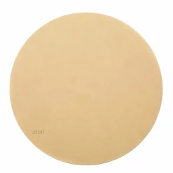- Rund Dækkeserviet - Beige læder - Ø40 cm*MILLE W NORDISK DESIGN Sale