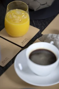 - Rektangulær Glasbrik - Beige - 10x10 cm*MILLE W NORDISK DESIGN Best