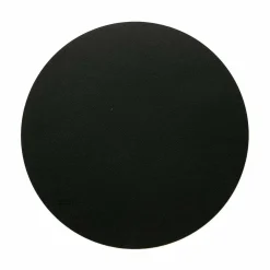 - Rund Dækkeserviet - Sort læder - Ø40 cm^MILLE W NORDISK DESIGN Outlet