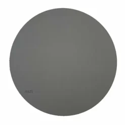 - Rund Dækkeserviet - Grå læder - Ø40 cm*MILLE W NORDISK DESIGN Discount