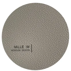 - Round Glasbrik - Grå - Ø10cm*MILLE W NORDISK DESIGN Hot