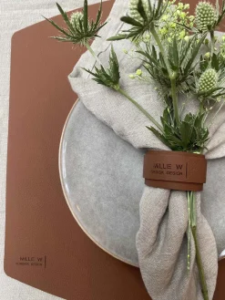 - Servietring - Cognac læder*MILLE W NORDISK DESIGN Online