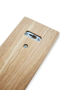 - OAK Knagerække Egetræ Med Stål Knager - 100 cm*Moudhome Discount