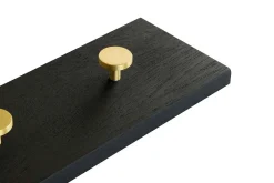 - OAK Knagerække sort og messing - 70 cm*Moudhome New