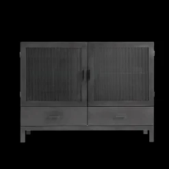 - Dallas Vitrine skab - Sort*Muubs Clearance