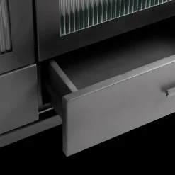 - Dallas Vitrine skab - Sort*Muubs Clearance