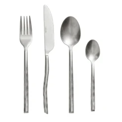 - Bestik Uta - Stonepolish 16 dele - Stål^Muubs Clearance