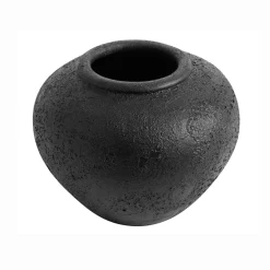 - Krukke - Luna - Sort (H: 26 cm)*Muubs Discount