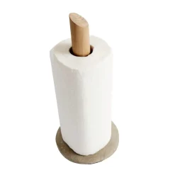 - Ray køkkenrulleholder - Sandsten/Ny teak*Muubs Sale