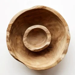 - Rustik skål 13 - Teakrod - Natur^Muubs Sale