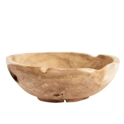 - Salatskål 30 - Teakrod - Natur^Muubs Outlet