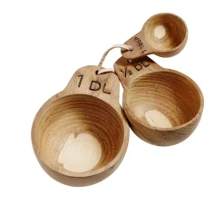 - sæt med 3 måleskeer - Emma - teak^Muubs Best