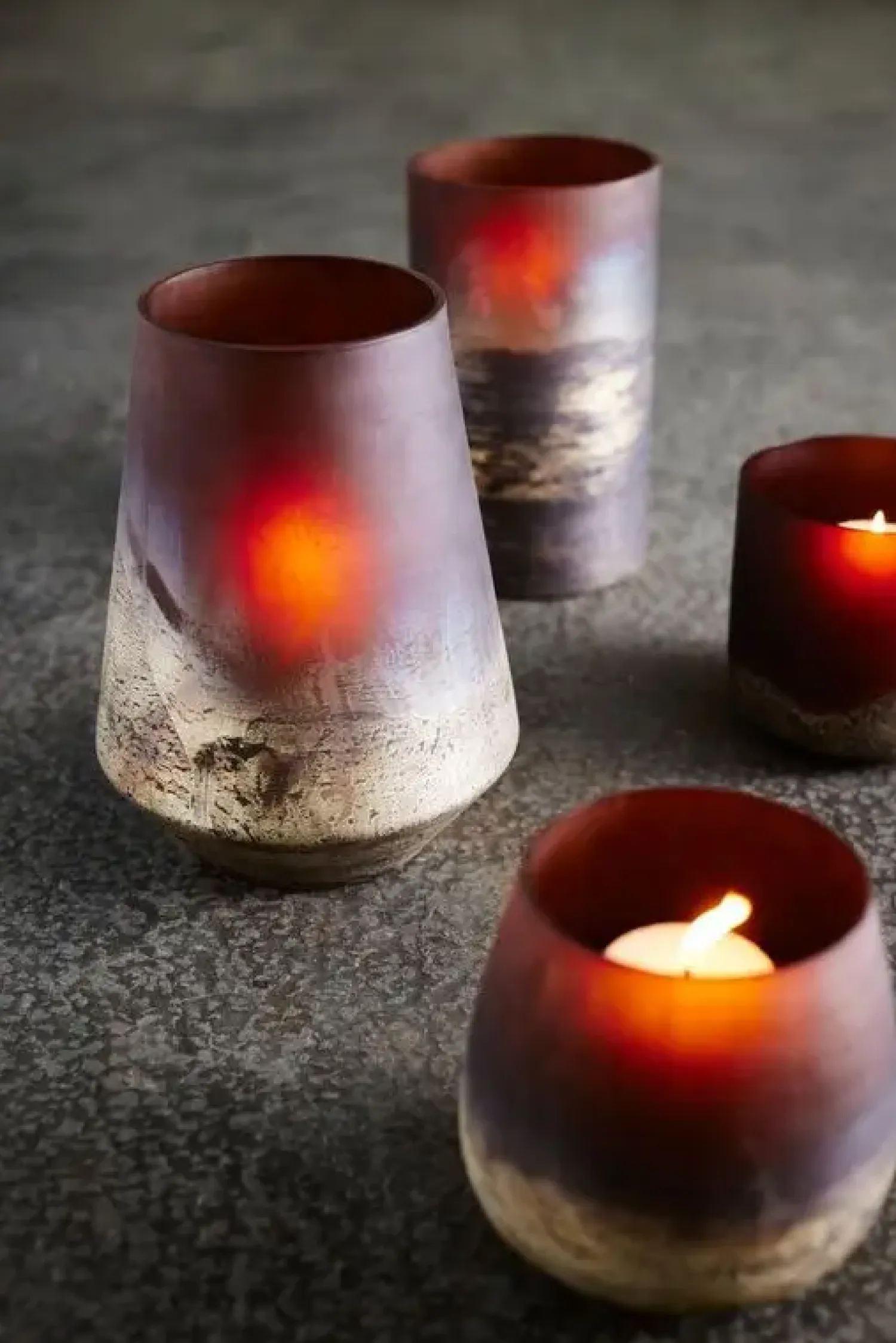 Muubs - Vase Lana 15 - Brown/Gold^ New