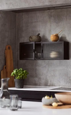 - Vægskab, Jern, Dallas - Sort^Muubs New