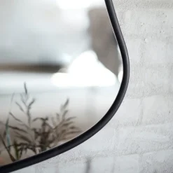 - Vægspejl Michigan M - Sort - Jern/Glas*Muubs Outlet