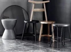 - Vægspejl rundt - Copenhagen - Sort - Ø110 cm^Muubs New