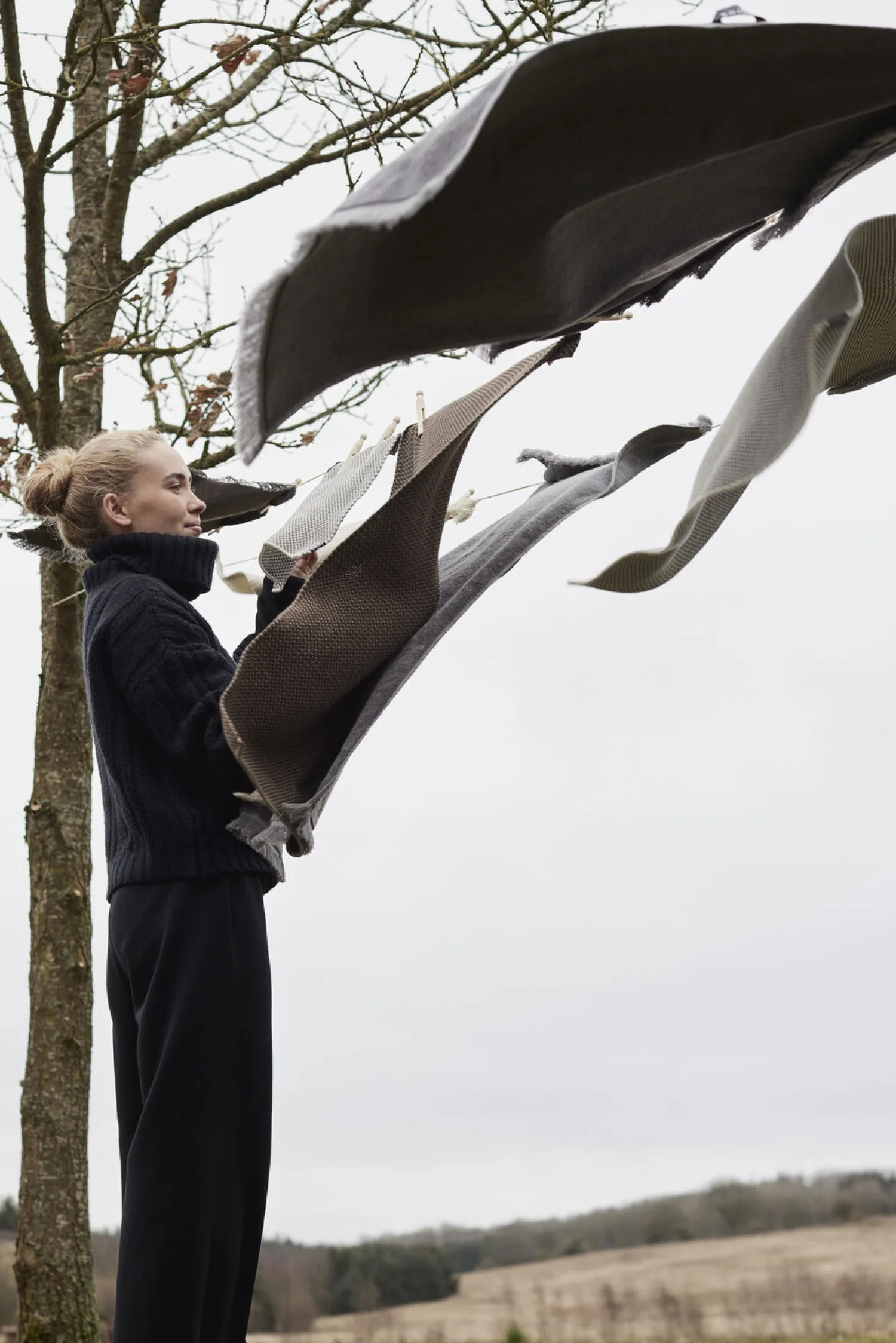 -Aiho Håndklæde - L - Grå^Muubs Best