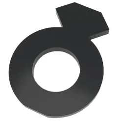 - Napkin Ring - servietring - sort (4 stk. i en æske)*Neon living Sale