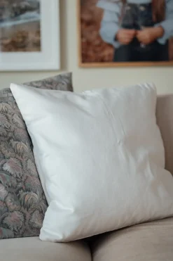 - Pudebetræk - Denim - Denim Hvid - 50x50 cm^Never Discount