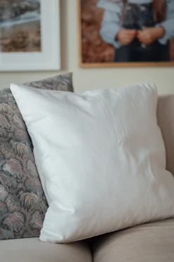 - Pudebetræk - Denim - Denim Hvid - 60x60 cm^Never Best