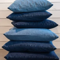 - Pudebetræk - Denim - Denim Light Blue - 60x60 cm^Never