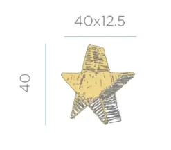 - Julestjerne - Sisine Star 40*New Garden Online