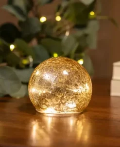 - Lysende kugler - LUA 10 cm*New Garden Outlet
