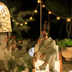 - Lyskæde med solceller - Alba - dekorativ udendørs guirlande med pærer*New Garden Clearance