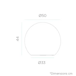 - Solcelle lampe - Buly Lampe - Ø50 cm*New Garden Sale