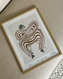 - Kunsttryk - Donna di Teatro, Terracotta*Noeje Discount