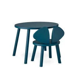- Børnebord - Mouse table - Petroleum blå*Nofred Outlet