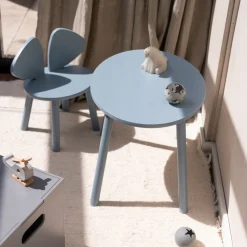 - Mouse Chair & Table - Blå*Nofred