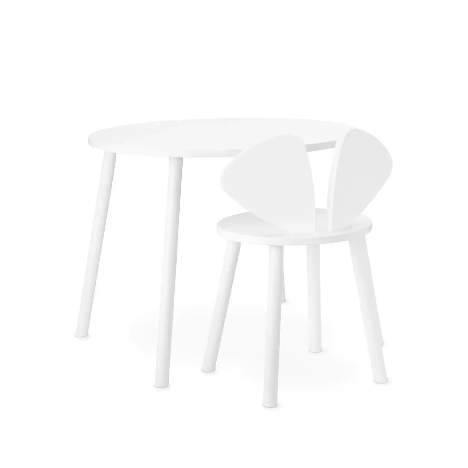 - Mouse table - hvid - (6-10 år)*Nofred