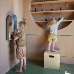 - Opbevaringskasse i træ, Kids CUBE Storage - wood*Nofred Best