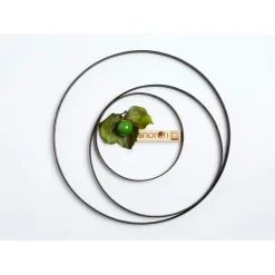 - Metal ring i rust til snoren - diameter 30 cm*Nordic By Hand New