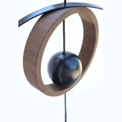 - Ring i røget eg til snoren - Ø 20 cm*Nordic By Hand Online