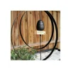 - Sort Metal ring til snoren - diameter 40 cm^Nordic By Hand