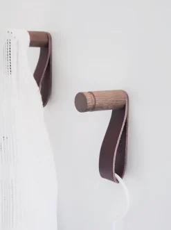 - More Hook (2 stk.) - Smoked Oak/Naturel Leather^Nordic Function Best