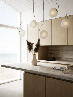 - loftlampe Pendel - Bright Barocco - med creme kabel^Nordic Tales Best