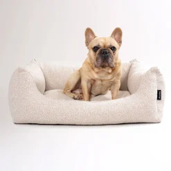 - Billy Bouclé hundeseng - Beige - Large - 100x78x28 cm*Nordog Online