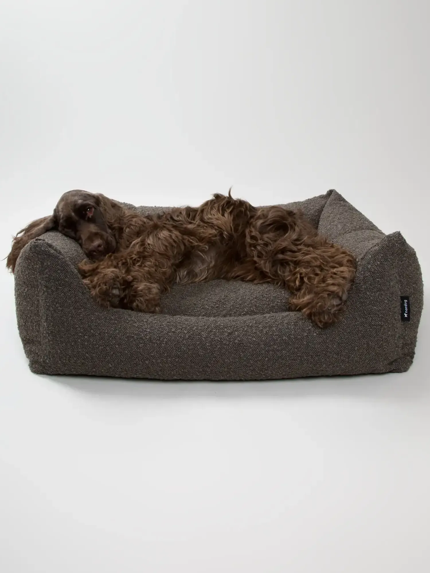 - Billy Bouclé hundeseng Mocca - Large - 100 x 78 x 28 cm*Nordog Online