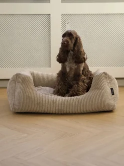 - Hundeseng - Oscar - Velvet - Cappuccino - Small^Nordog Online