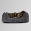 - Hundeseng - Oscar - Velvet - Anthracite - Large^Nordog Outlet
