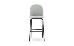 - Ace Bar Chair 75 cm Upholstery Black Steel^Normann Copenhagen