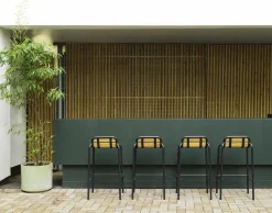 - Bar havestol - Vig Robinie - 75cm - Sort^Normann Copenhagen New