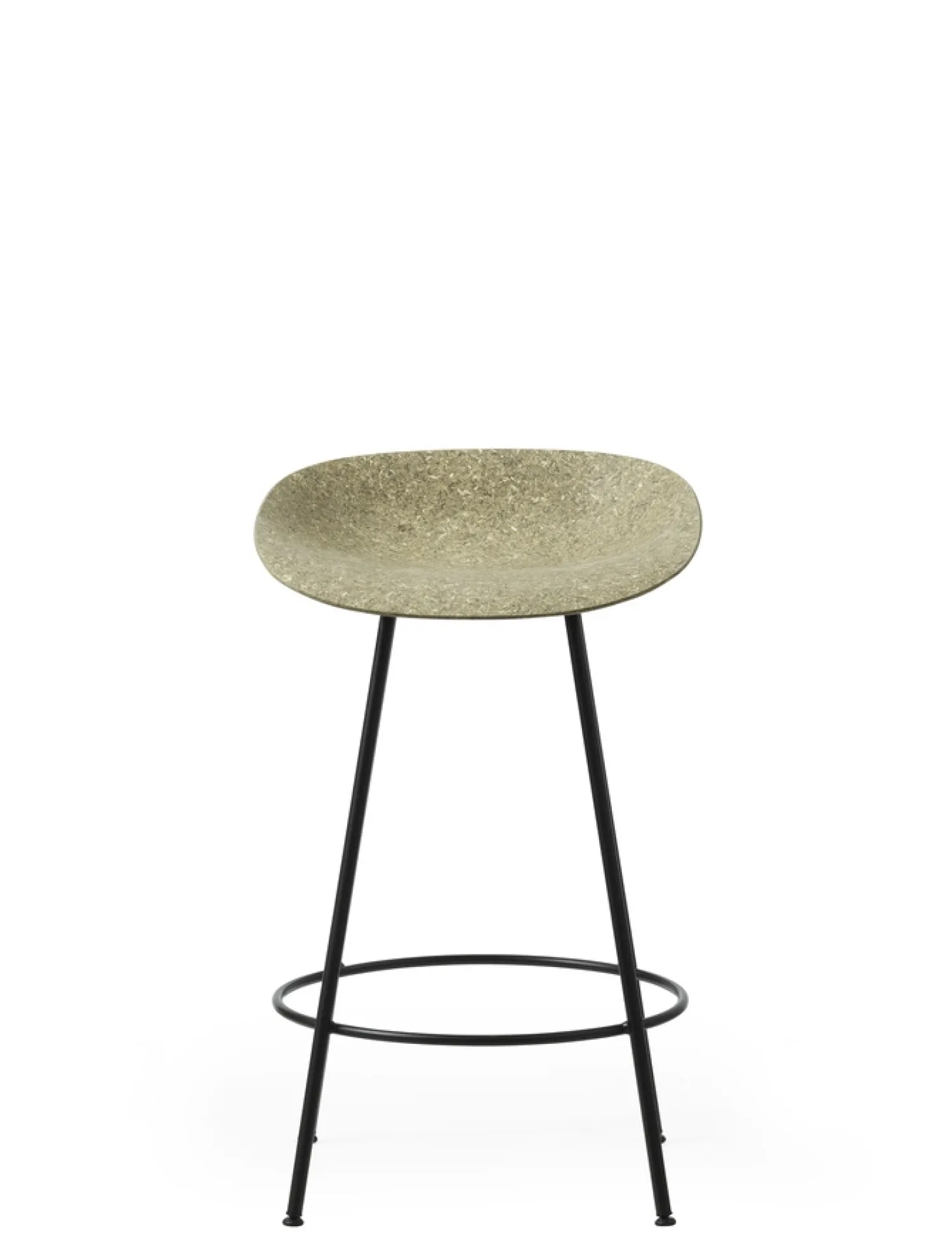 - Barstol - Mat Chair - Seaweed - Sort/Stål*Normann Copenhagen Sale