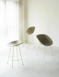 - Barstol - Mat Chair - Hemp - Creme/Stål^Normann Copenhagen Outlet