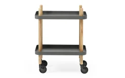 - Block Table - Grå med ben i Ask*Normann Copenhagen Online