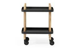 - Block Table - Sort med ben i Eg^Normann Copenhagen Hot